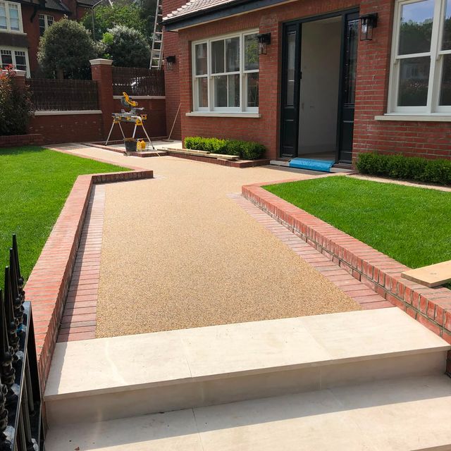 Resin surfacing and hardscaping project by PL Taylor 3