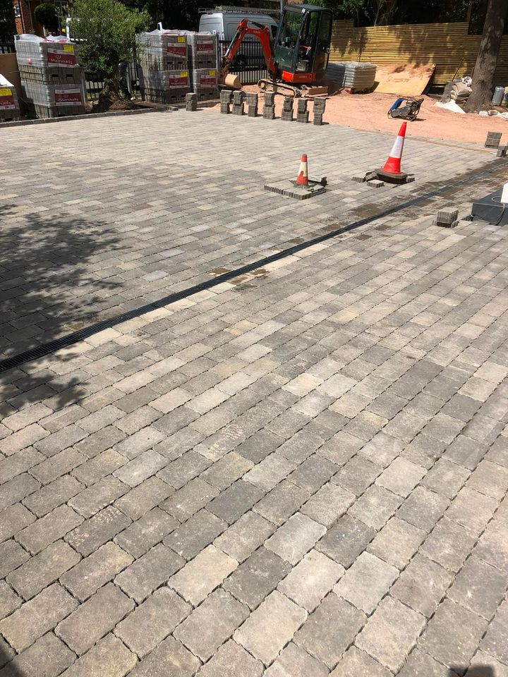 Block paving driveway project by PL Taylor Landscaping across Essex, Kent and London