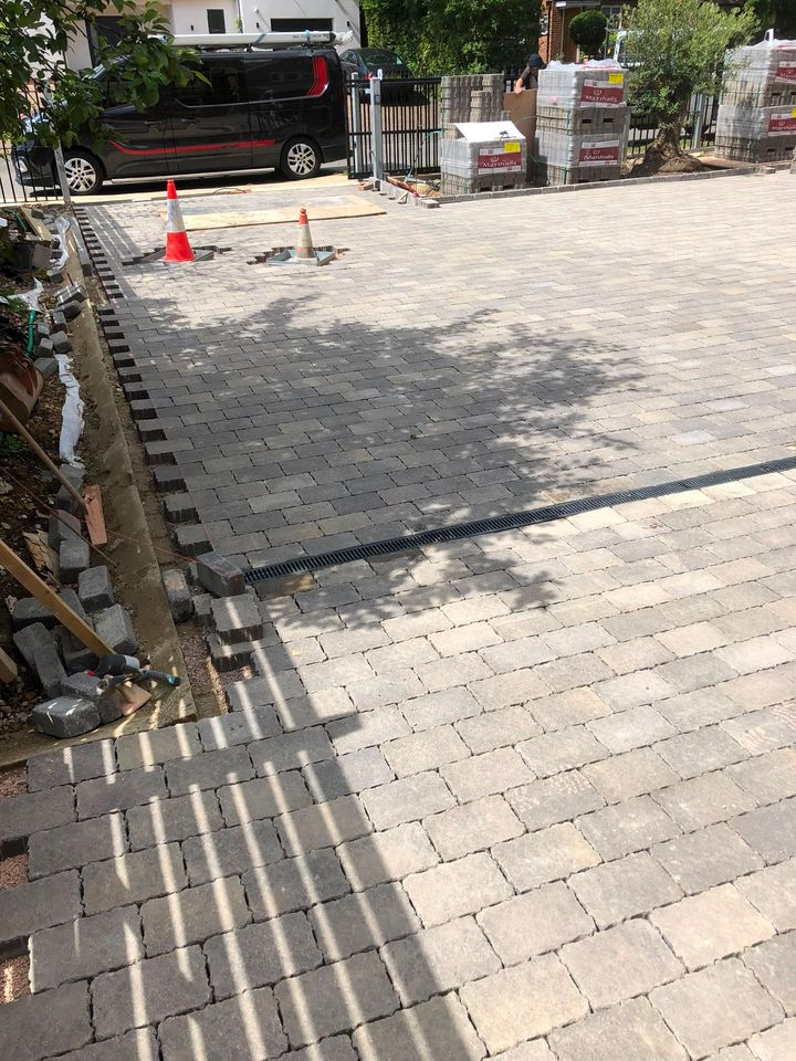 Block paving driveway project by PL Taylor Landscaping across Essex, Kent and London