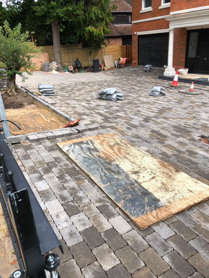 Block paving driveway project by PL Taylor Landscaping across Essex, Kent and London
