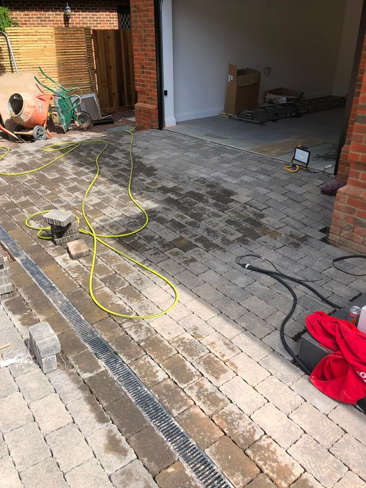 Block paving driveway project by PL Taylor Landscaping across Essex, Kent and London