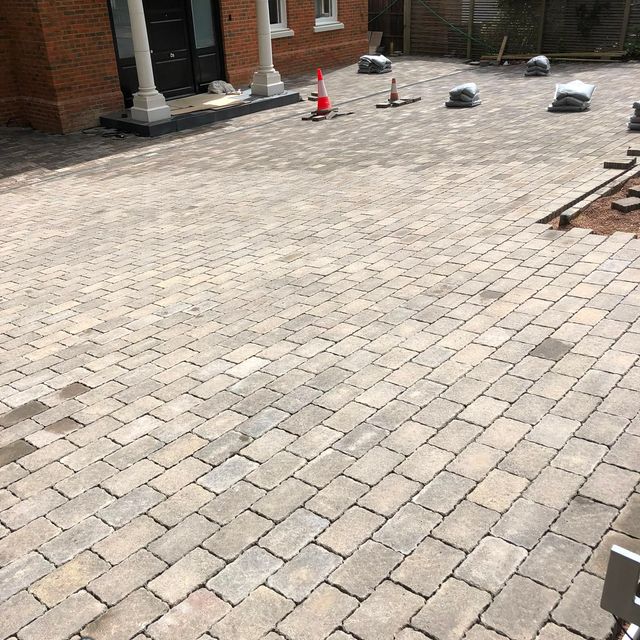 Commercial landscaping and surfacing project by PL Taylor 3