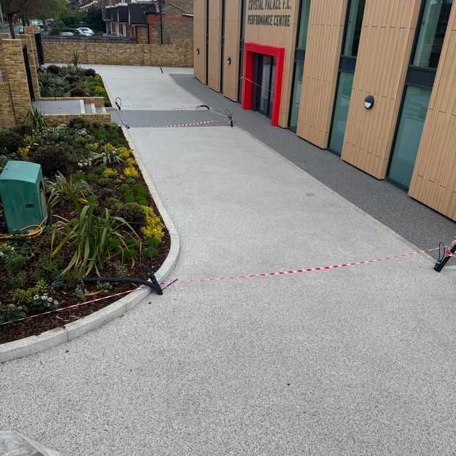 Commercial landscaping and surfacing project by PL Taylor 2