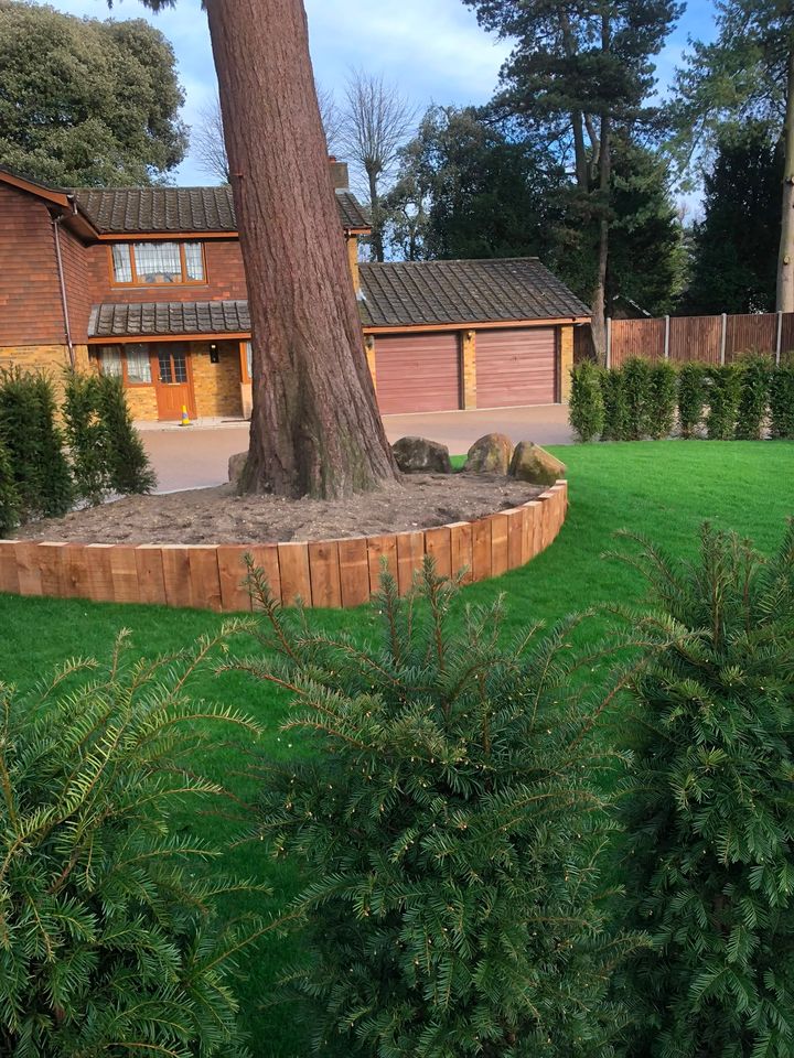 Garden landscaping project by PL Taylor Landscaping across Essex, Kent and London