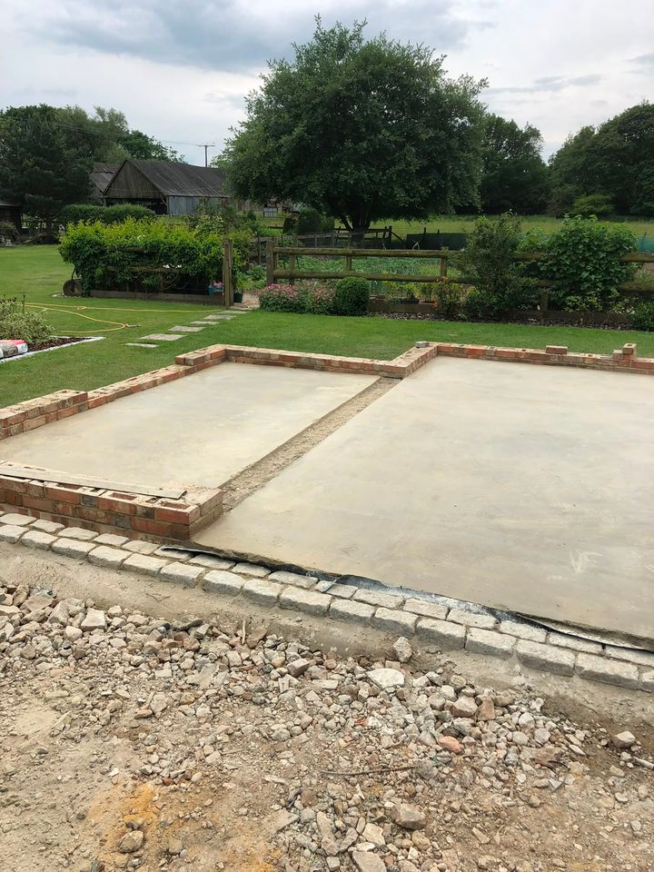 Groundworks and base preparation project by PL Taylor Landscaping across Essex, Kent and London