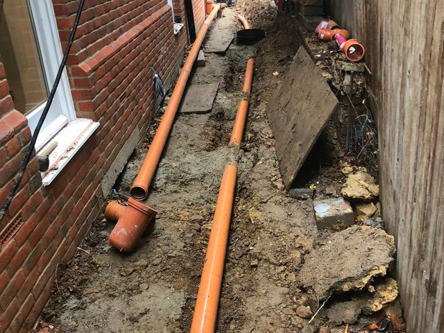 Foundations and sub-structure groundwork prepared on site