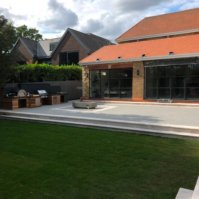 Resin surfacing and hardscaping project by PL Taylor 4