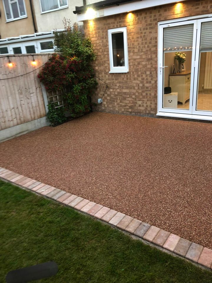 Paved patio project by PL Taylor Landscaping across Essex, Kent and London