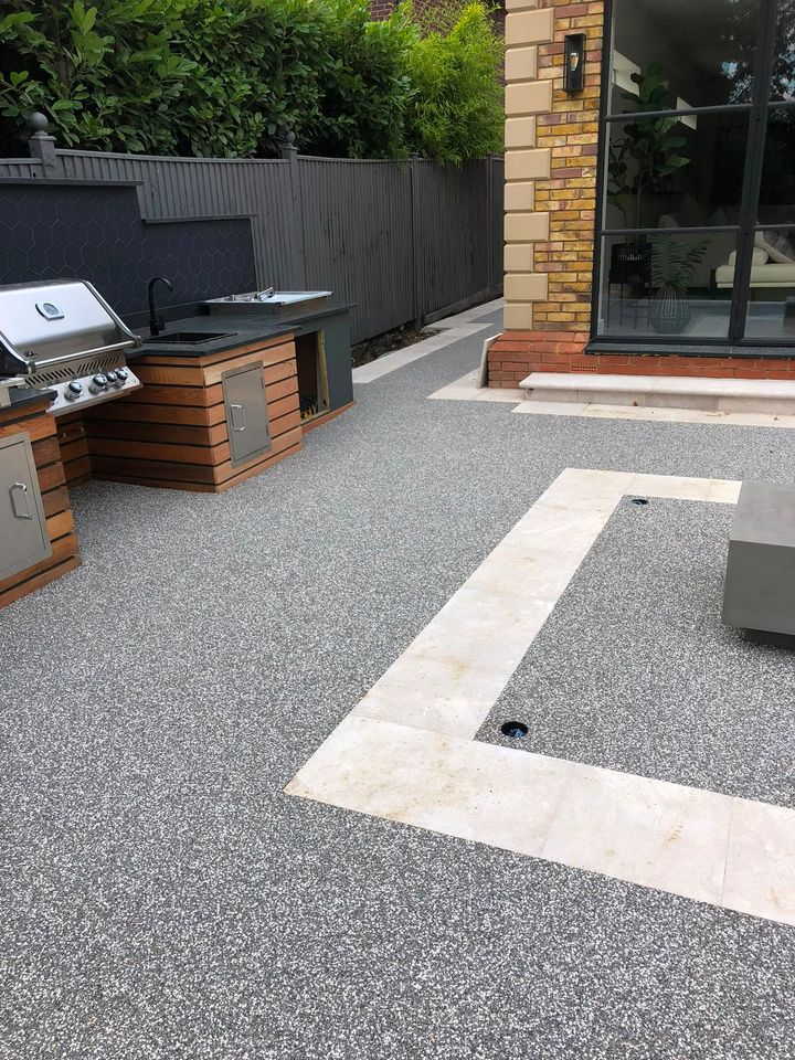 Paved patio project by PL Taylor Landscaping across Essex, Kent and London