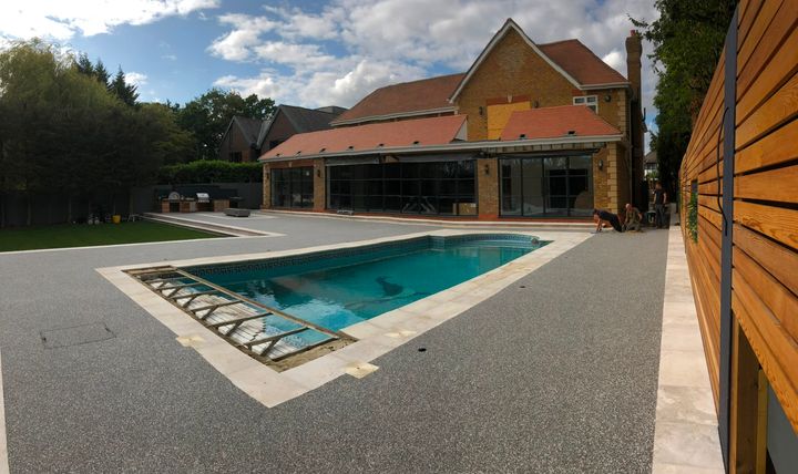 Paved patio project by PL Taylor Landscaping across Essex, Kent and London