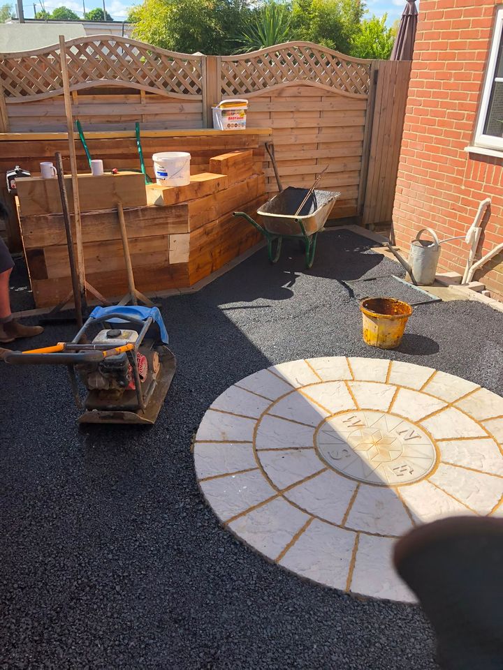 Paved patio project by PL Taylor Landscaping across Essex, Kent and London