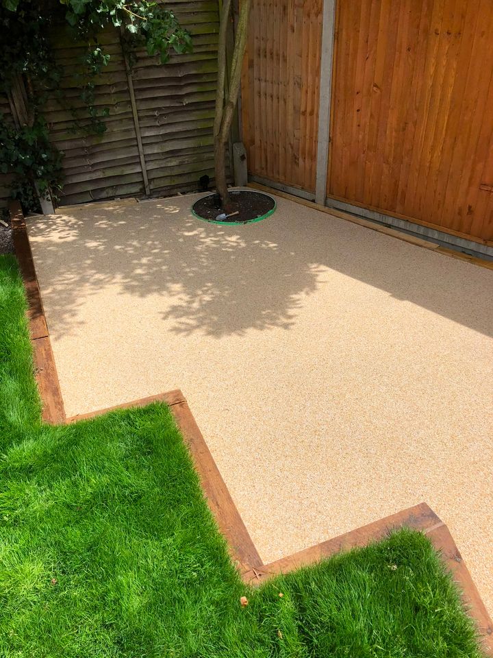 Paved patio project by PL Taylor Landscaping across Essex, Kent and London