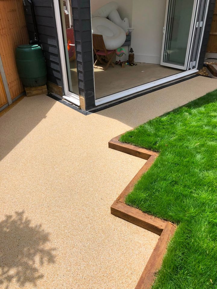 Paved patio project by PL Taylor Landscaping across Essex, Kent and London