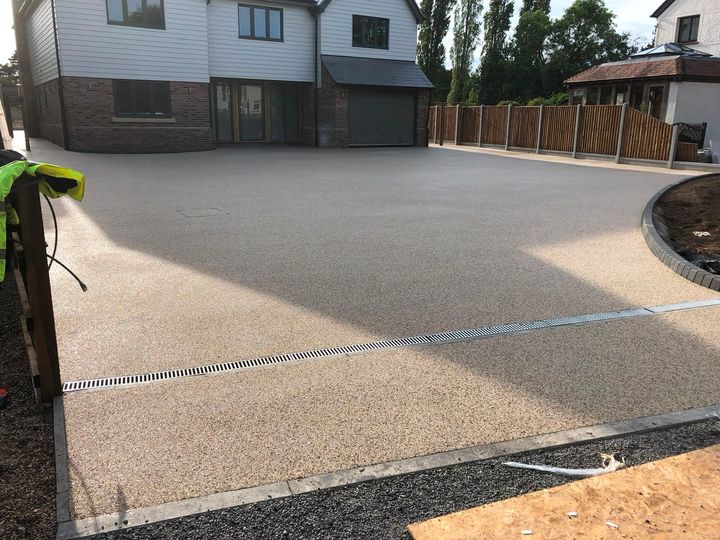 Resin-bound driveway project by PL Taylor Landscaping across Essex, Kent and London