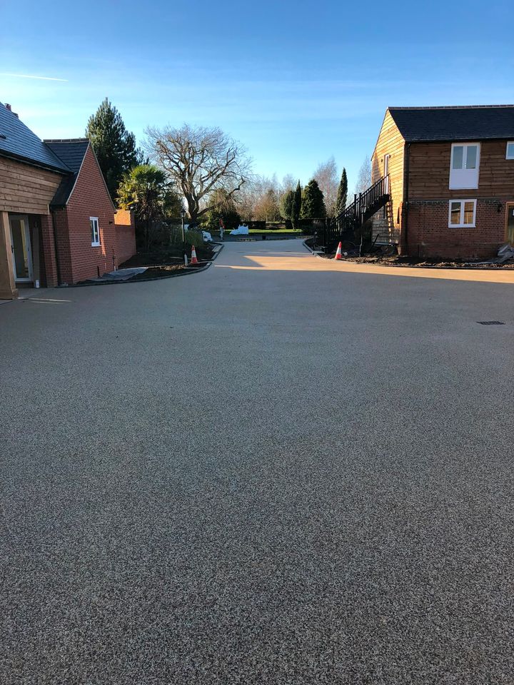 Resin-bound driveway project by PL Taylor Landscaping across Essex, Kent and London