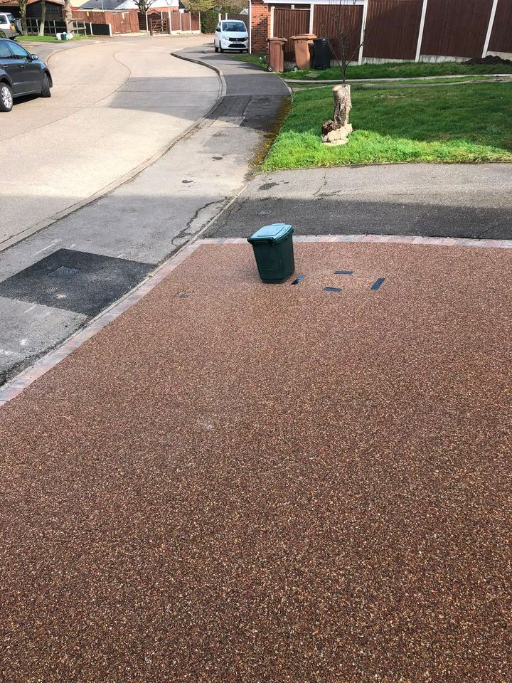 Resin-bound driveway project by PL Taylor Landscaping across Essex, Kent and London