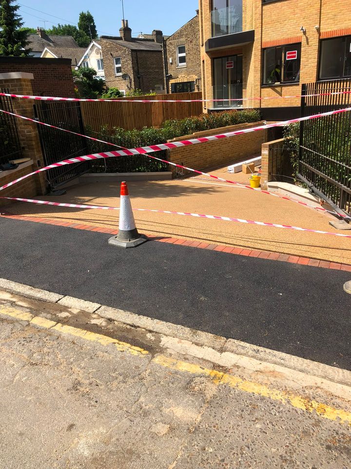 Resin-bound driveway project by PL Taylor Landscaping across Essex, Kent and London