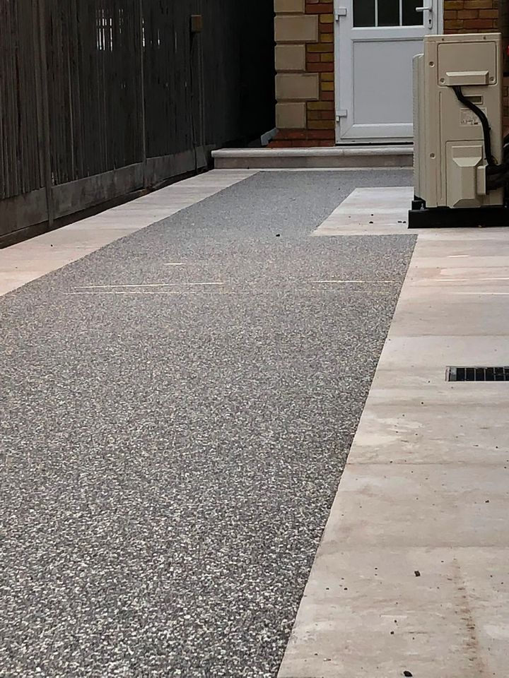 Resin-bound driveway project by PL Taylor Landscaping across Essex, Kent and London