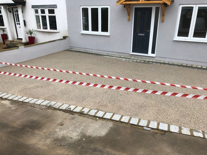 Resin-bound driveway project by PL Taylor Landscaping across Essex, Kent and London