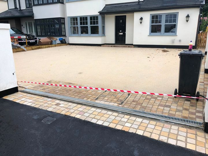 Resin-bound driveway project by PL Taylor Landscaping across Essex, Kent and London