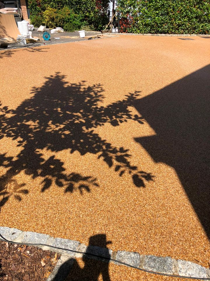 Resin-bound driveway project by PL Taylor Landscaping across Essex, Kent and London