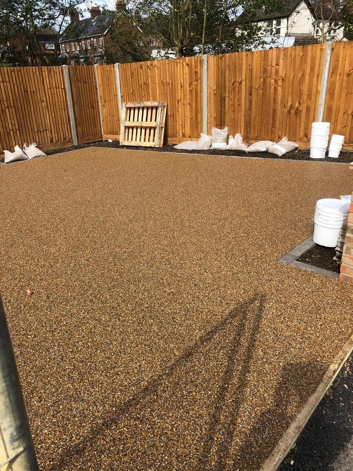 Resin-bound driveway project by PL Taylor Landscaping across Essex, Kent and London