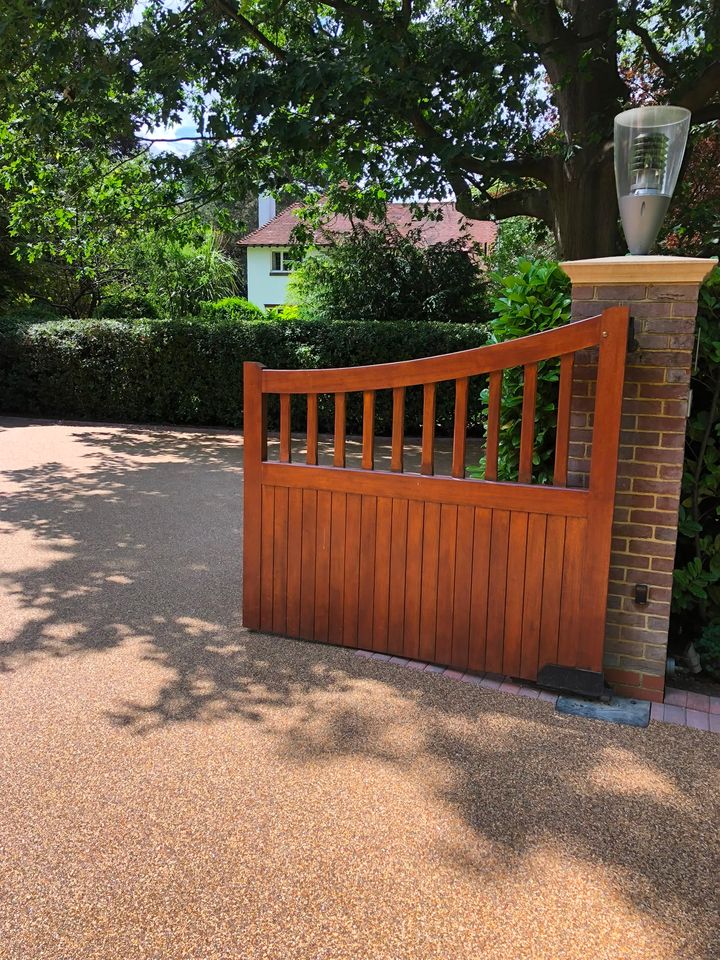 Resin-bound driveway project by PL Taylor Landscaping across Essex, Kent and London